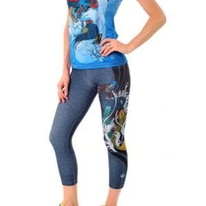 INKnBURN ‘Dragon’s Gate’ Capris